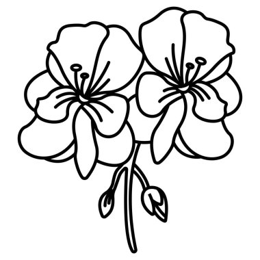 Doğa taslak koleksiyonundan sardunya simgesi