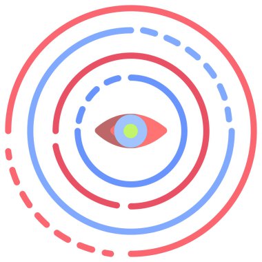 Hedef. Web simgesi basit illüstrasyon