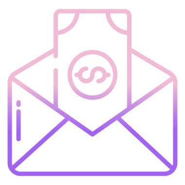 Mektup. Web simgesi basit illüstrasyon