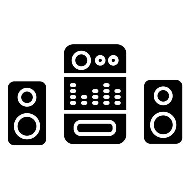 hoparlör vektör illüstrasyonu