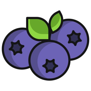 Taze meyve. Basit resimleme