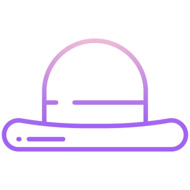  hat web simgesi, vektör illüstrasyonu