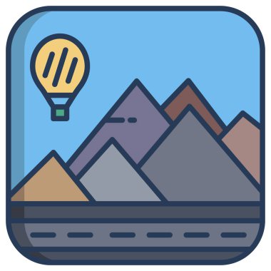 Kişisel ve ticari kullanım için güzel simgenin vektör illüstrasyonu.