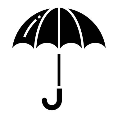 Şemsiye ikonu. vektör illüstrasyonu