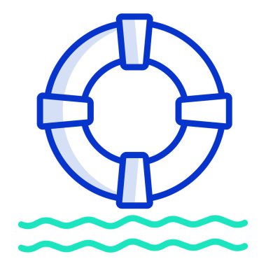 yaşam şamandırası vektör illüstrasyonu