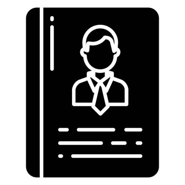 Basit vektör simgesi, Ajanda illüstrasyonu