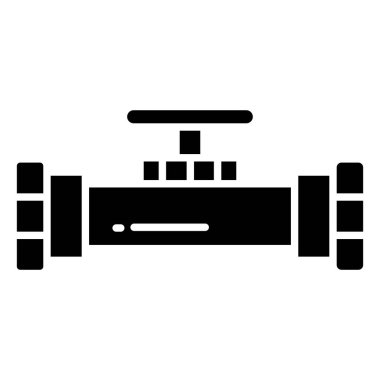 Su tankı ikonu. Beyaz arkaplanda izole edilmiş web tasarımı için dürbün vektör simgelerinin basit çizimi