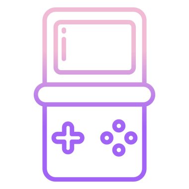 Beyaz arkaplanda Tetris basit vektör simgesi