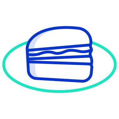  Kum cadısı. Web simgesi basit illüstrasyon