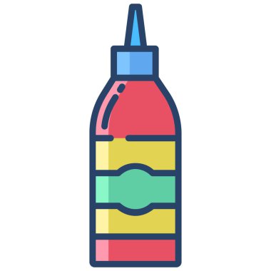 Yapıştırıcı. Web simgesi basit illüstrasyon