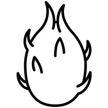 meyve ikonu vektör illüstrasyonu 