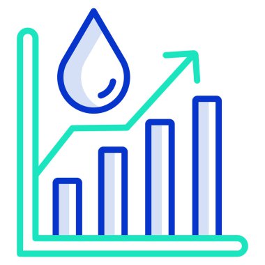 Büyüme. Web simgesi basit illüstrasyon