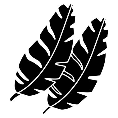 Yaprak simgesi, vektör illüstrasyonu