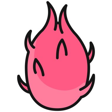 meyve ikonu vektör illüstrasyonu 