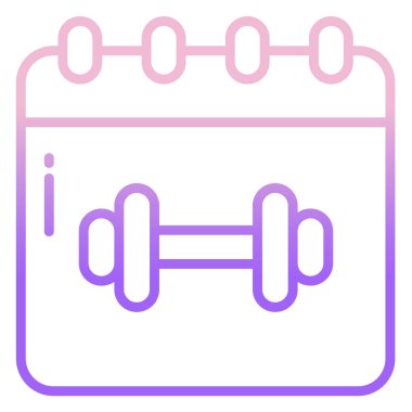 Randevu. Web simgesi basit illüstrasyon