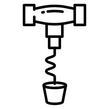 Elektrik prizi. Basit resimleme