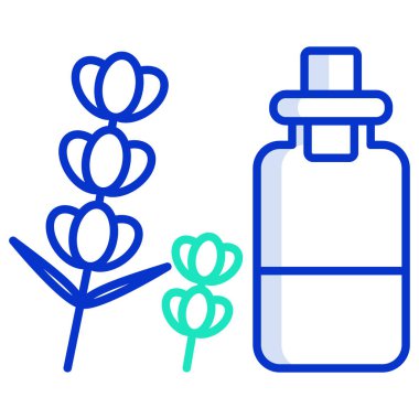 Tıbbi ögelerin basit vektör simgesi