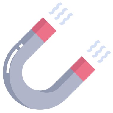 Mıknatıs Web simgesi basit illüstrasyon