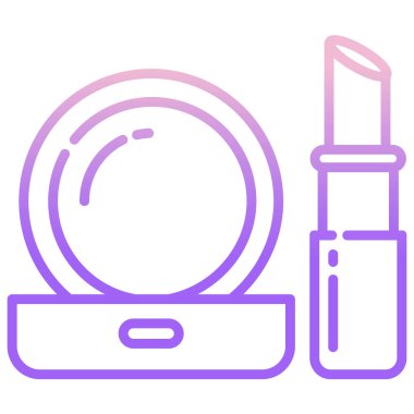 ruj vektör simgesi modern basit illüstrasyon