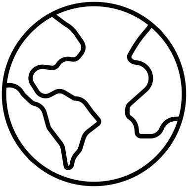 toprak simgesi vektör illüstrasyonu