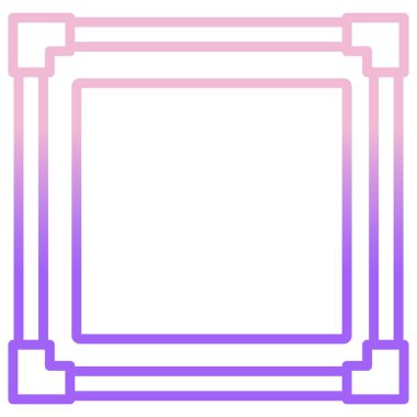 çerçeve simge vektör çizim 