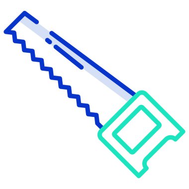 Gördüm. Web simgesi basit illüstrasyon