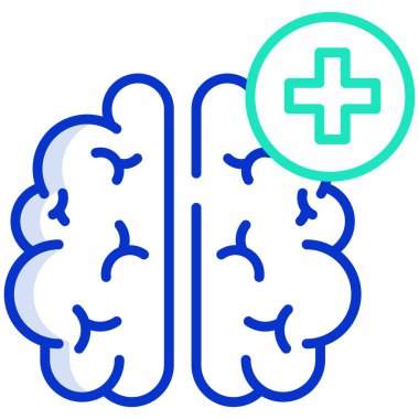 Zihinsel Sağlık Vektör Çizimi arka planı 