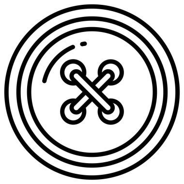 düğme simgesi vektör illüstrasyonu 