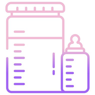 süt ağı simgesi, vektör illüstrasyonu