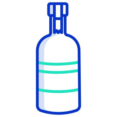 Basit vektör simgesi, Aguardiente illüstrasyonu