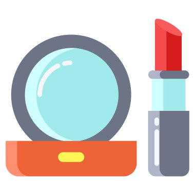 Ruj izi. Web simgesi basit illüstrasyon