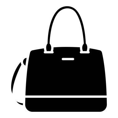 El çantası simgesini, basit vektör çizim