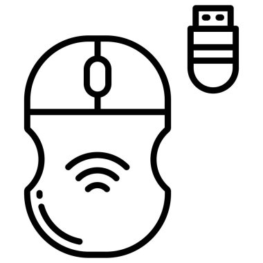 Fare. Web simgesi basit illüstrasyon 