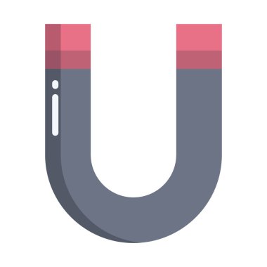 Mıknatıs ve manyetizmanın basit vektör simgesi