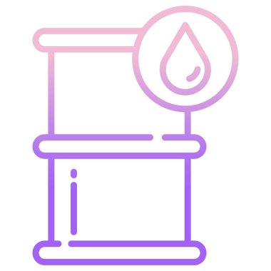 Bir varilin vektör illüstrasyonu