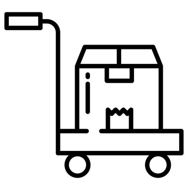 Basit vektör simgesi, ev illüstrasyonu 