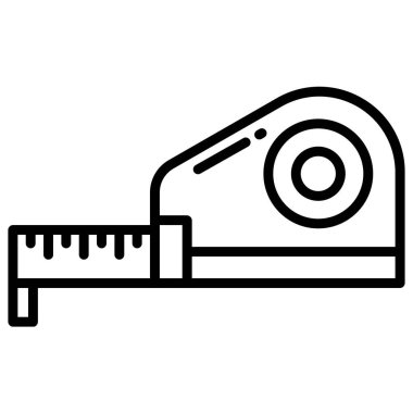 Beyaz arkaplanda basit vektör simgesini bantla