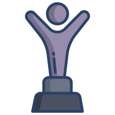 Kupa. Web simgesi basit illüstrasyon