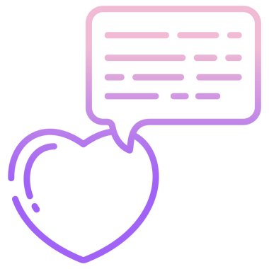 Beyaz arkaplanda basit vektör simgesinden bahset