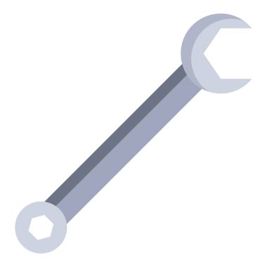 İngiliz anahtarı. Web simgesi basit illüstrasyon