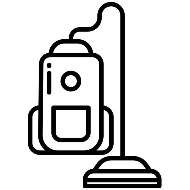 Vakum Temizleyici Web simgesi basit vektör illüstrasyonuName