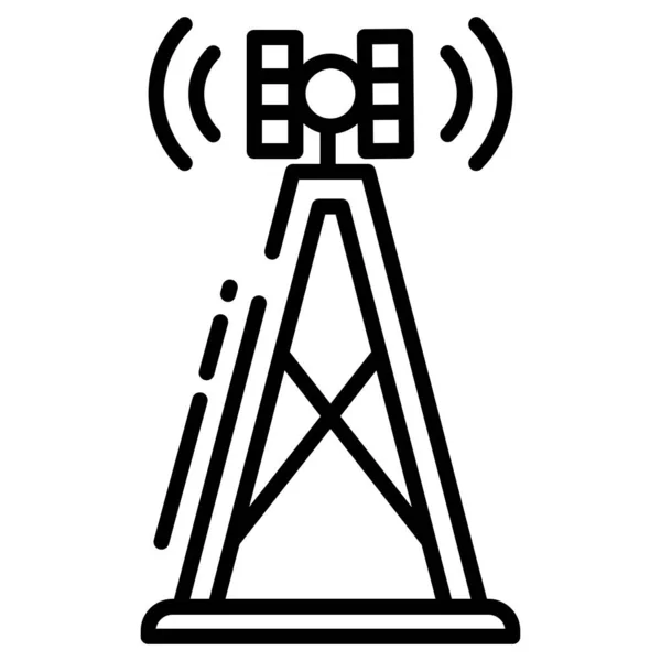 Icône Web Antenne Illustration Vectorielle — Image vectorielle