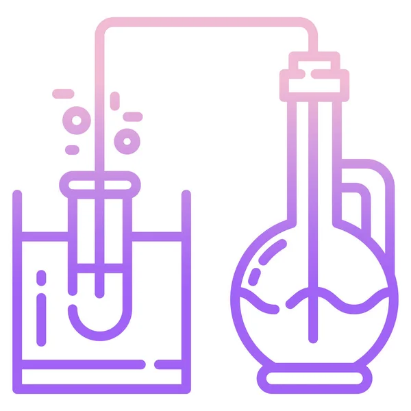 Chemikalia Ikona Www Prosta Ilustracja — Wektor stockowy