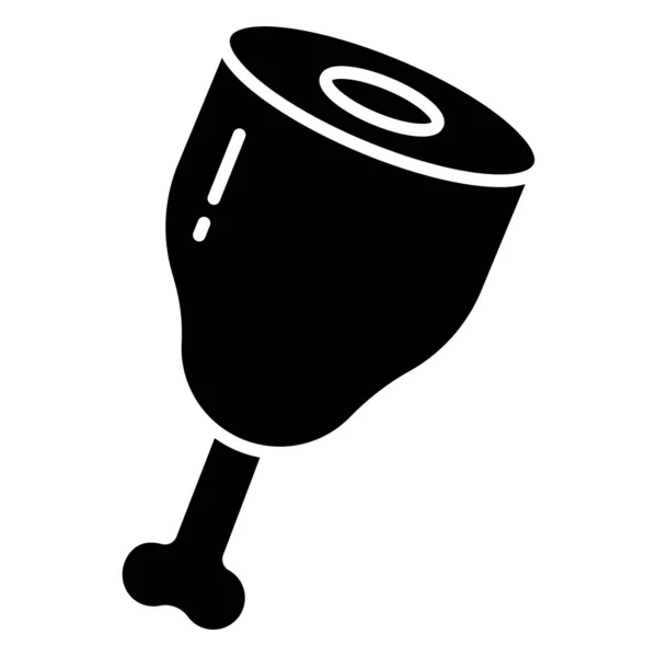 Fleischikone Einfache Illustration Von Bier Vektorsymbolen Für Das Web — Stockvektor