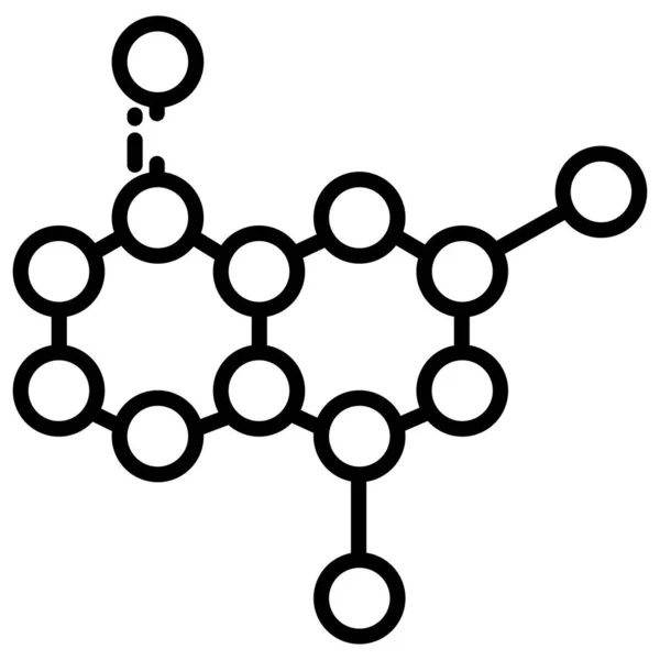 Molecuul Pictogram Vector Illustratie — Stockvector