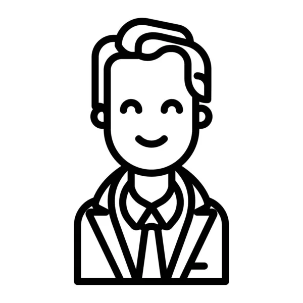 Businessman Avatar Character Icon Vector Illustration Design — Stock Vector