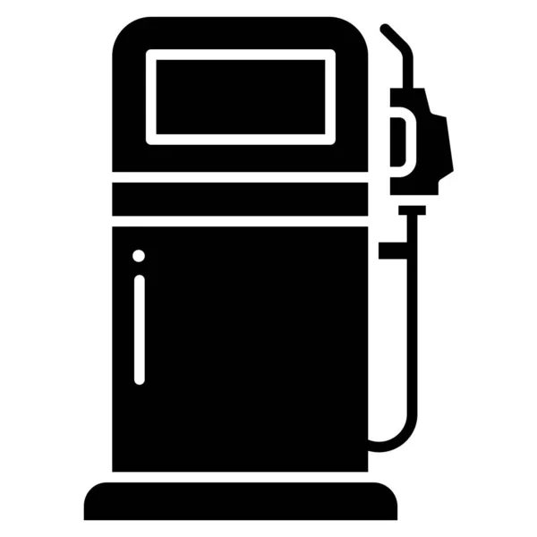 Vector Icono Combustible Símbolo Plano Simple — Vector de stock