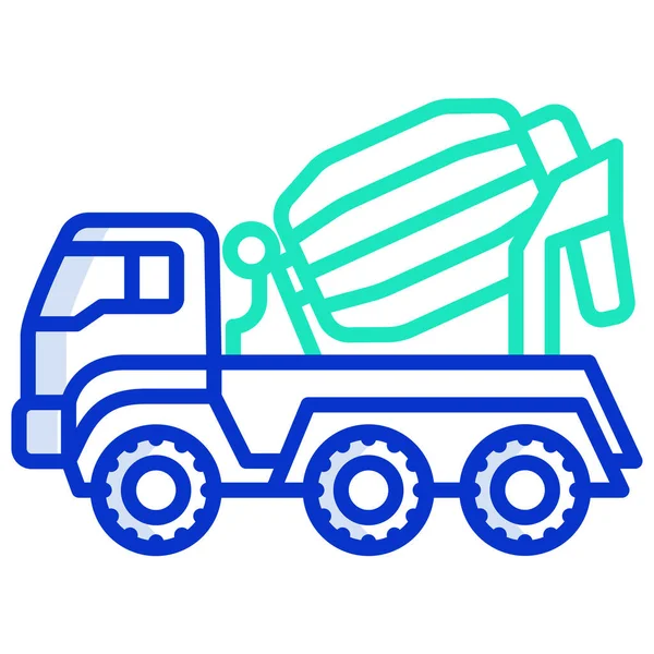 Lkw Web Symbol Einfache Illustration — Stockvektor