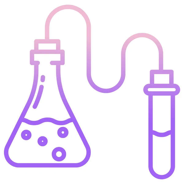 Chemistry Web Simple Illustration — Stock Vector