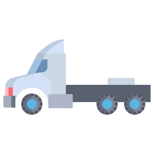 Веб Іконка Вантажівки Проста Ілюстрація — стоковий вектор